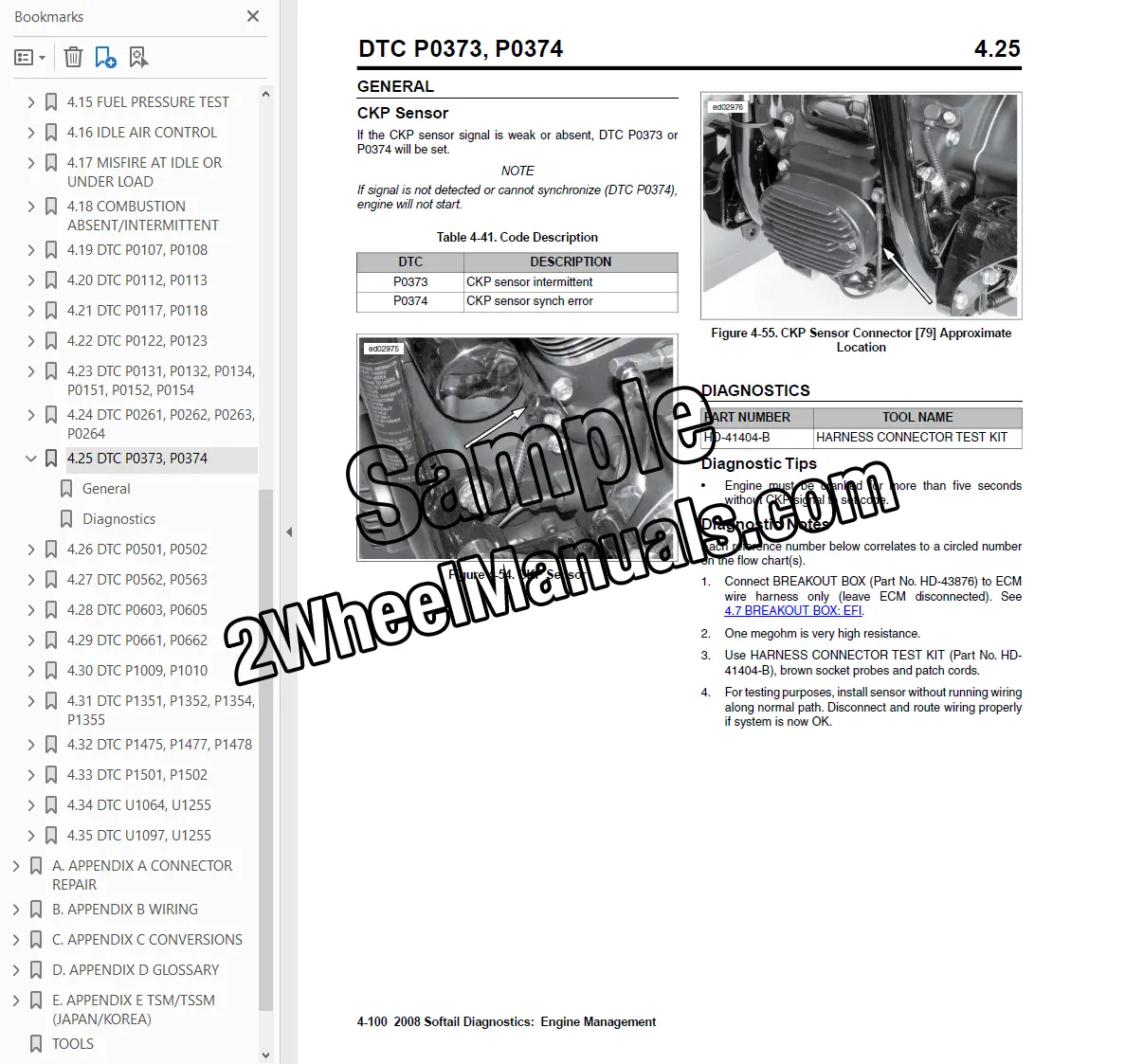2008 Harley Softail Service Repair Manual - Image 3
