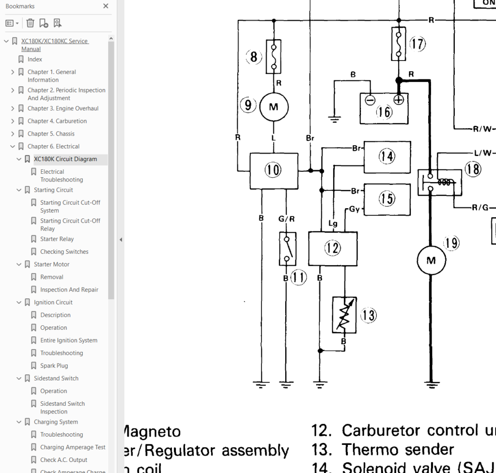 83-85 Riva 180 wiring diagram