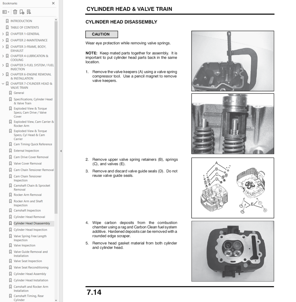 2002-2004 Victory Cruiser service repair manual sample page
